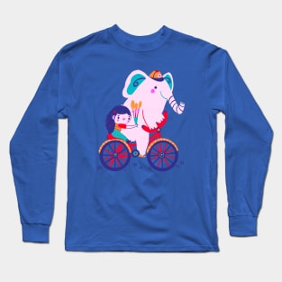 Happy bike ride Long Sleeve T-Shirt